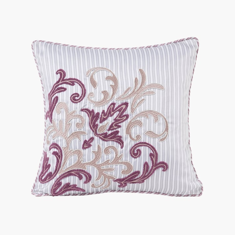 MASPAR Acanthus Serenity Embroidered Cushion Cover - 50x50cm