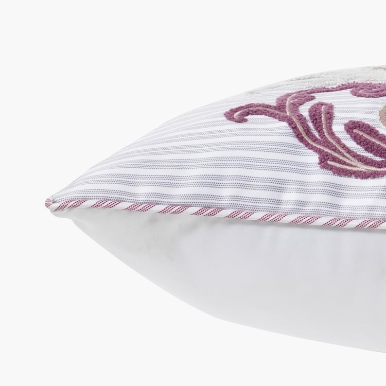 MASPAR Acanthus Serenity Embroidered Cushion Cover - 50x50cm