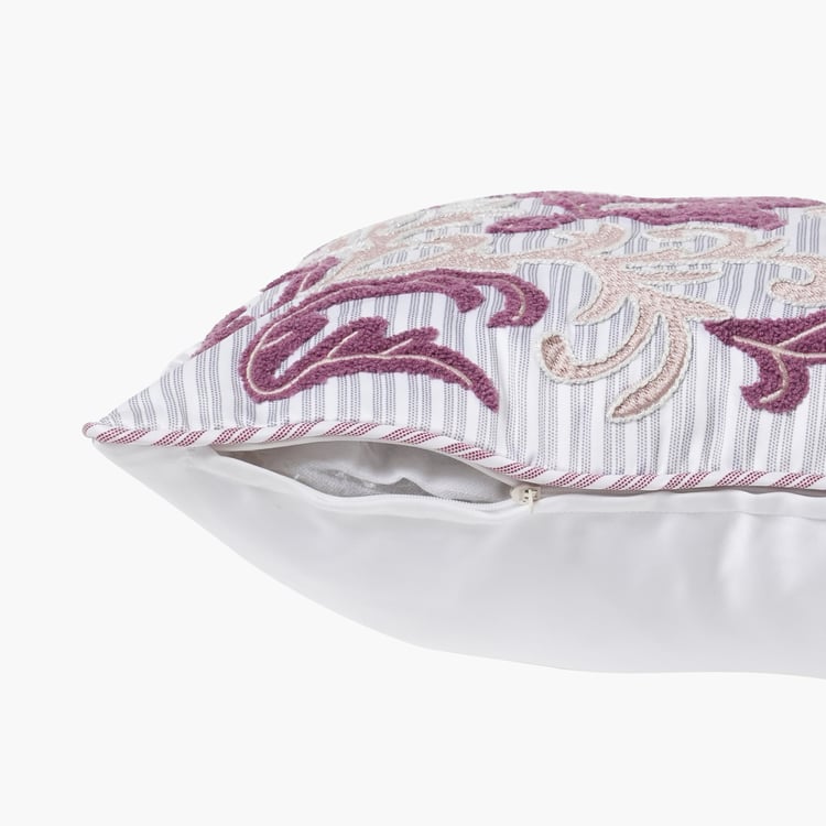 MASPAR Acanthus Serenity Embroidered Cushion Cover - 50x50cm
