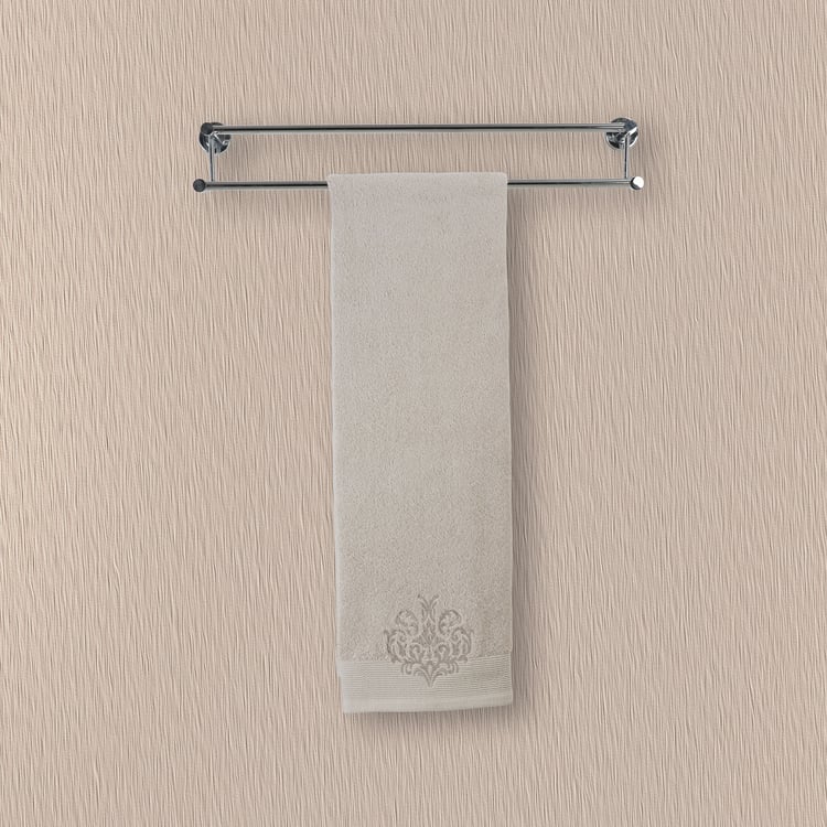 MASPAR Vintage Acanthus Serenity Cotton Embroidered Bath Towel - 140x70cm