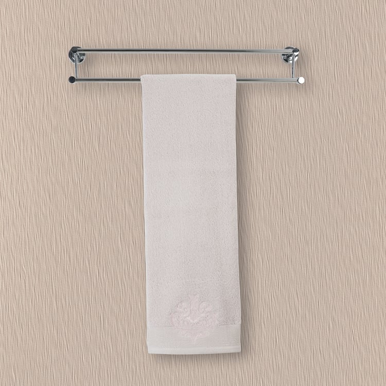 MASPAR Vintage Acanthus Serenity Cotton Embroidered Bath Towel - 140x70cm