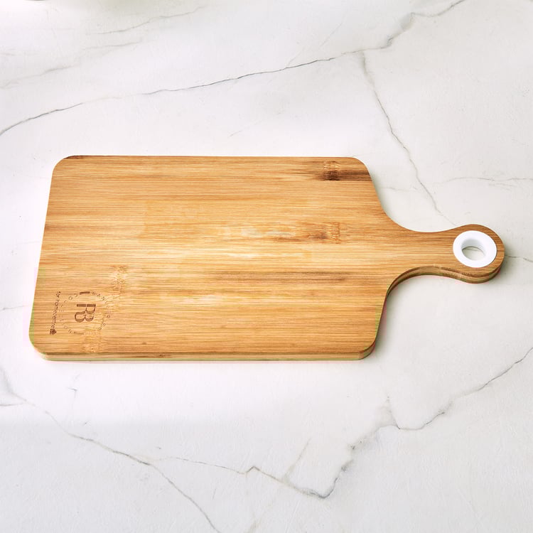 Chef Cubis Edulis Bamboo Chopping Board with Handle