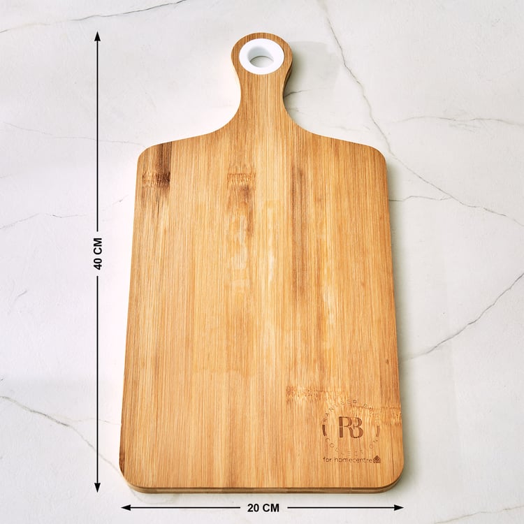 Chef Cubis Edulis Bamboo Chopping Board with Handle