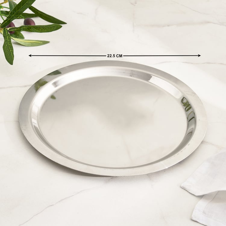 Corsica Aresco Stainless Steel Tope Lid - 22.5cm