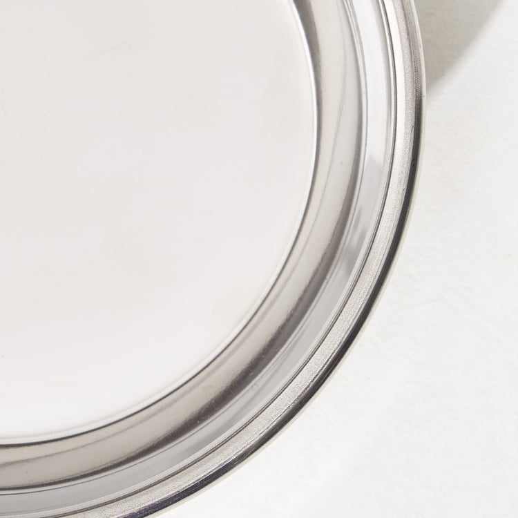 Corsica Aresco Stainless Steel Serving Plate - 11cm