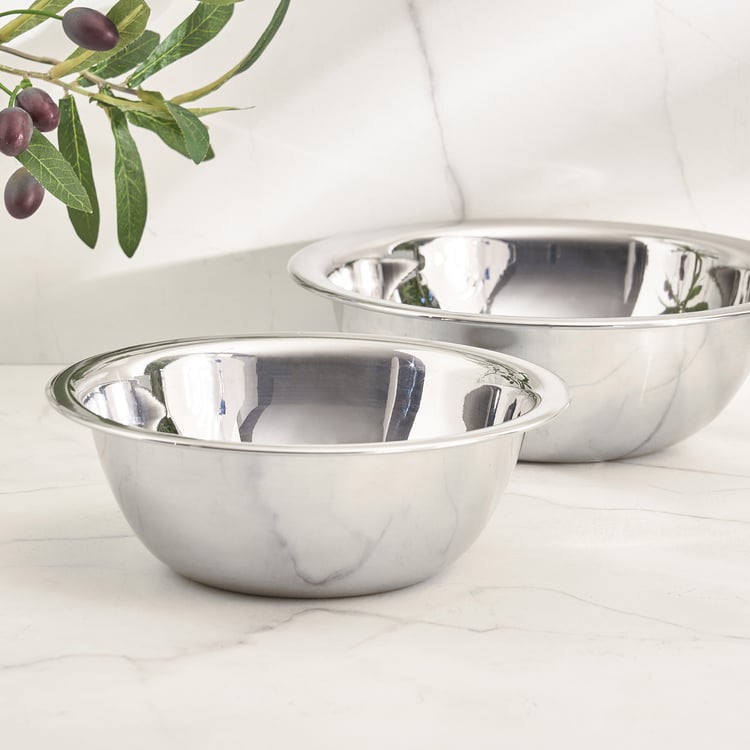 Corsica Aresco Stainless Steel Serving Bowl - 900ml