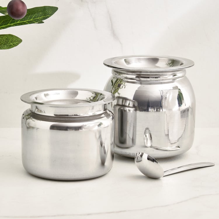 Corsica Aresco Stainless Steel Ghee Pot - 180ml