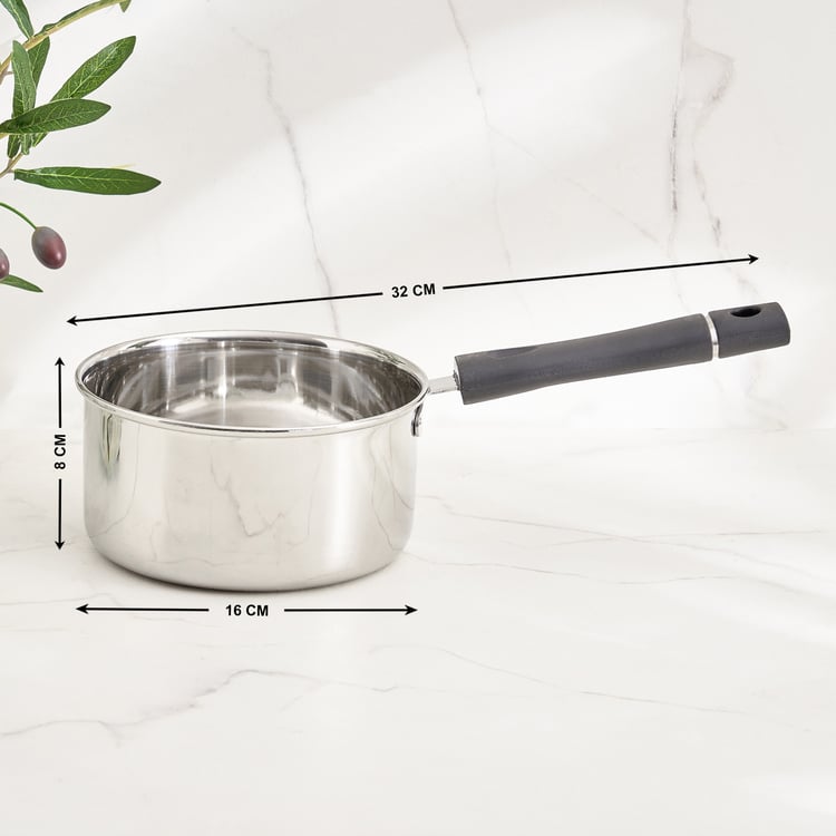 Corsica Aresco Stainless Steel Saucepan - 1.35L