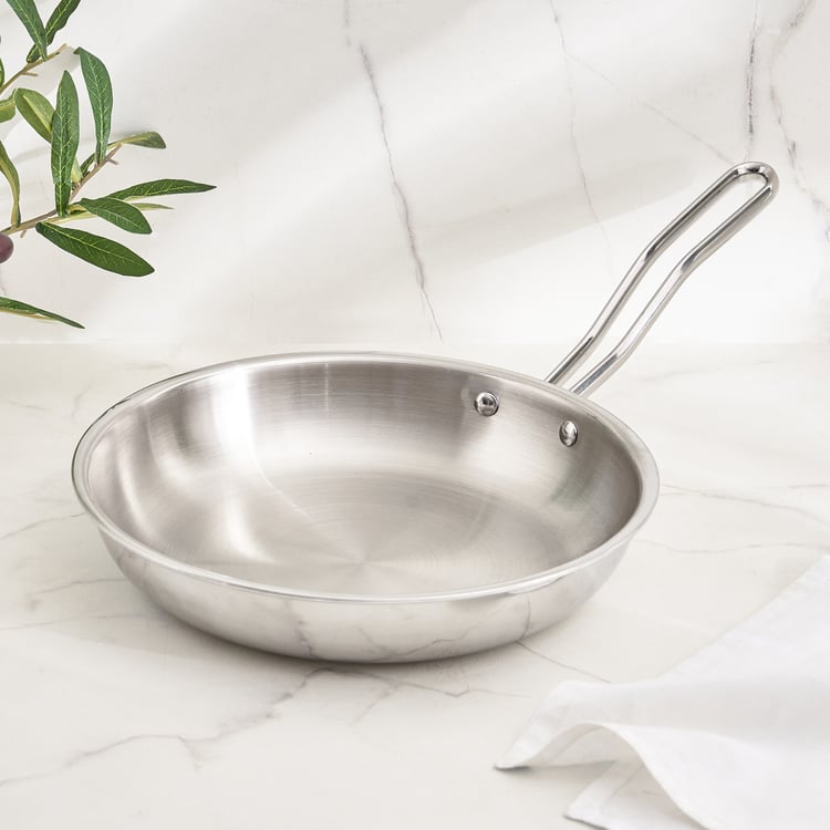 Corsica Aresco Triply Stainless Steel Fry Pan - 25.5cm