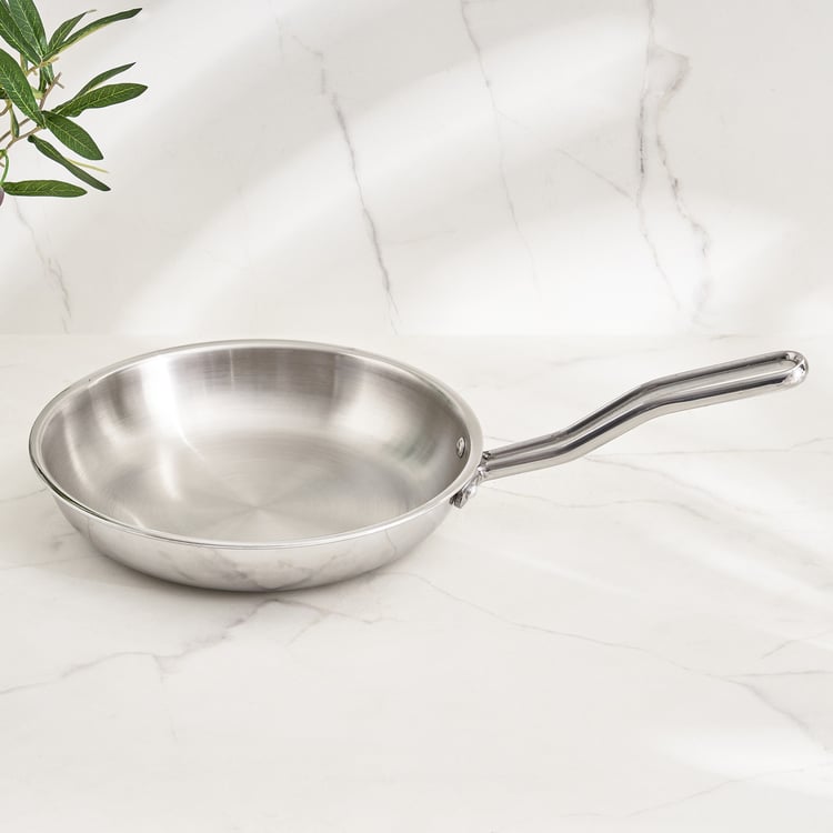 Corsica Aresco Triply Stainless Steel Fry Pan - 25.5cm