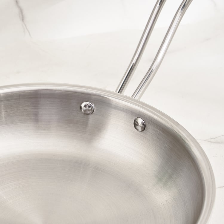 Corsica Aresco Triply Stainless Steel Fry Pan - 25.5cm