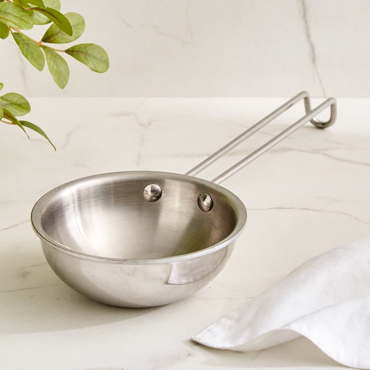 Corsica Aresco Stainless Steel Tadka Pan - 12cm