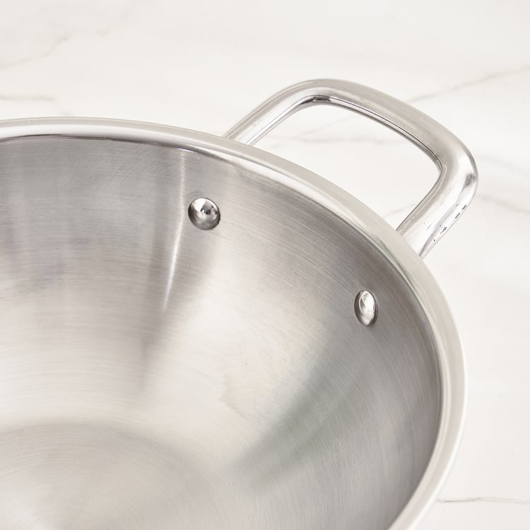 Corsica Aresco Triply Stainless Steel Kadhai - 2.7L