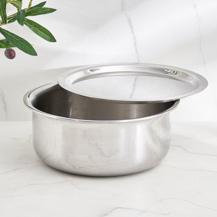 Corsica Aresco Triply Stainless Steel Tope with Lid - 2L