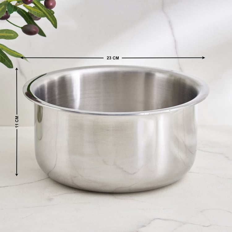 Corsica Aresco Triply Stainless Steel Tope with Lid - 3L