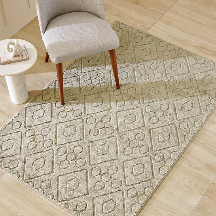 Savanna Vector Geometric Knit Carpet - 180x120cm