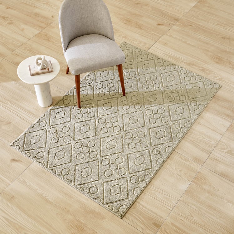 Savanna Vector Geometric Knit Carpet - 180x120cm