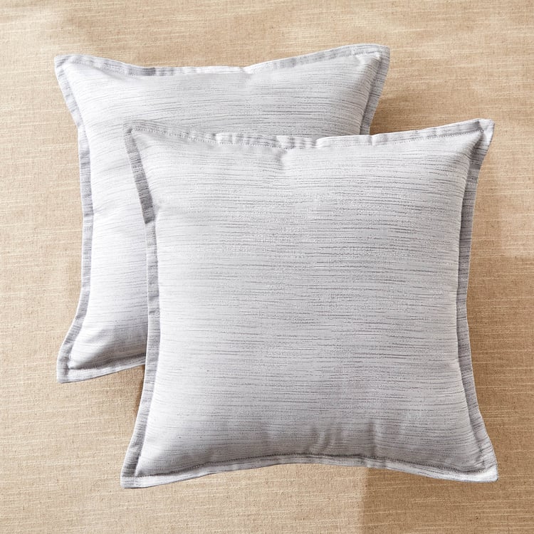 Drift Set of 2 Cushion Covers with Flange - 40x40cm