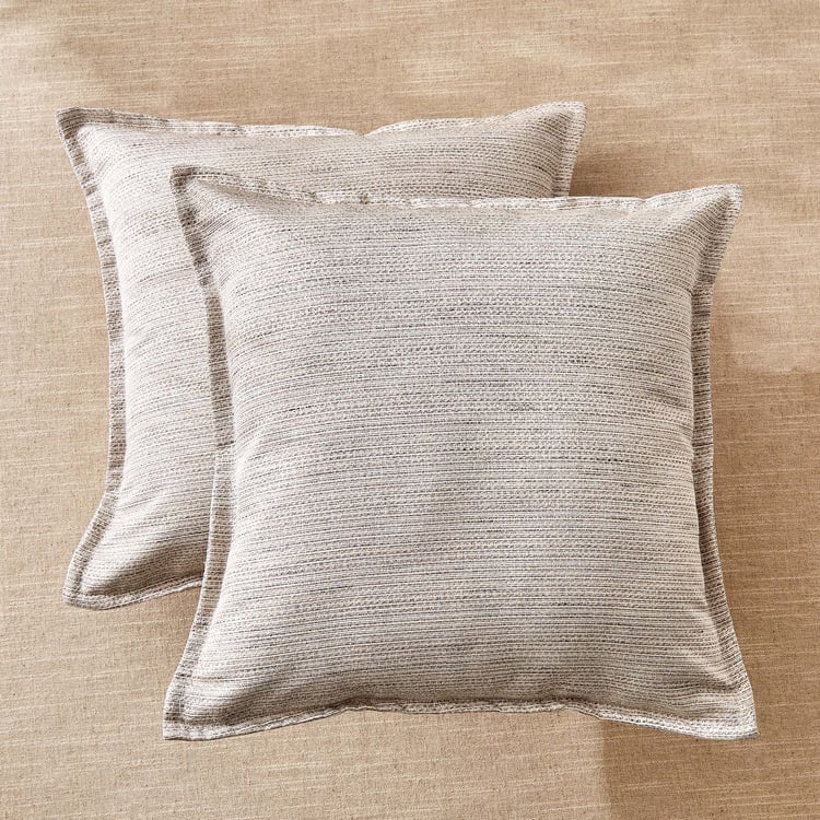 Drift Set of 2 Cushion Covers with Flange - 40x40cm