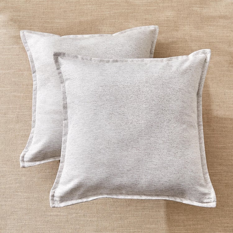 Drift Set of 2 Cushion Covers with Flange - 40x40cm