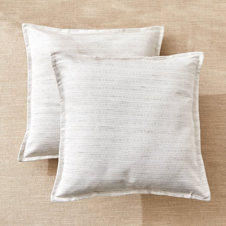 Drift Set of 2 Cushion Covers with Flange - 40x40cm