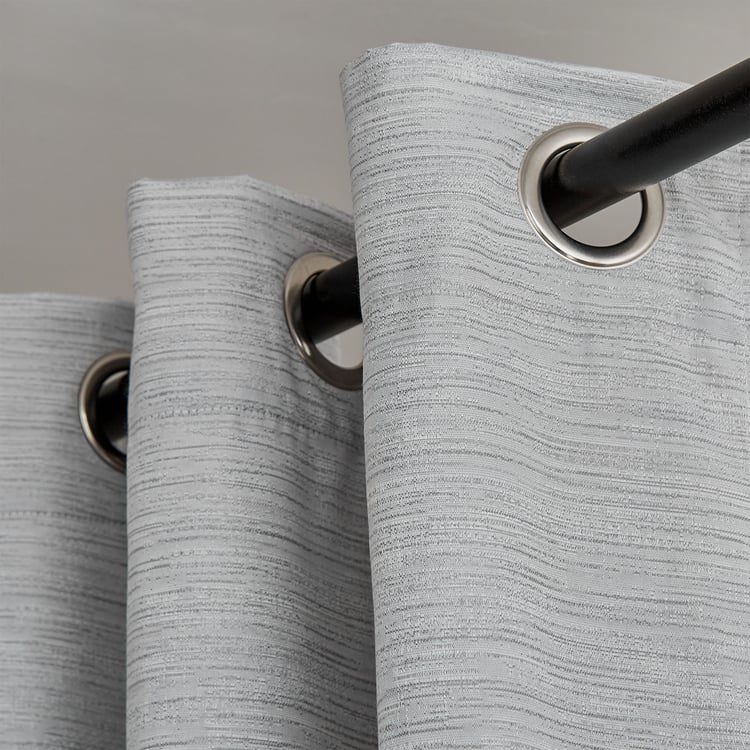 Drift Set of 2 Jacquard Blackout Door Curtains