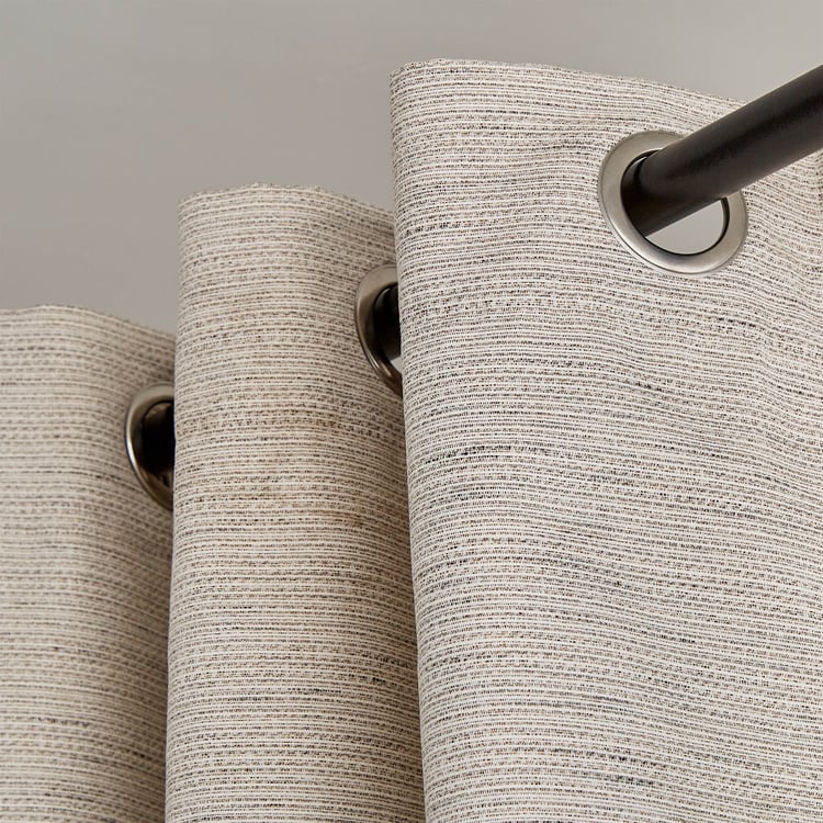 Drift Set of 2 Jacquard Blackout Window Curtains - 5ft