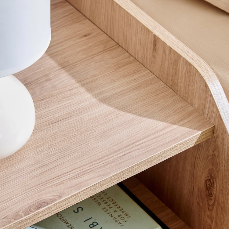 Lexus Bedside Table with Drawer - Oak