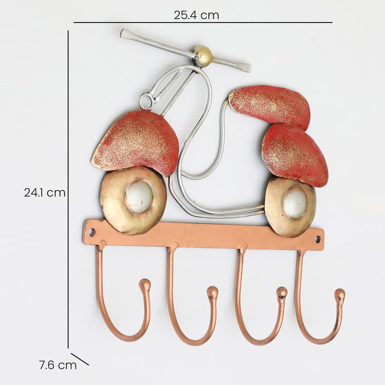 Vedas Victor Metal Scooter Wall Hook