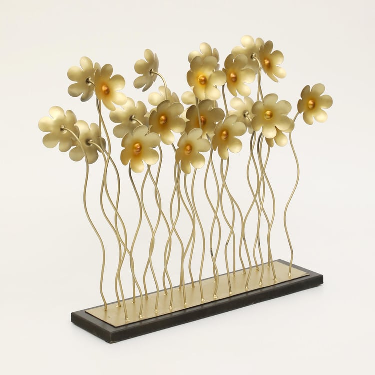VEDAS Noor Metal Flower Table Accent