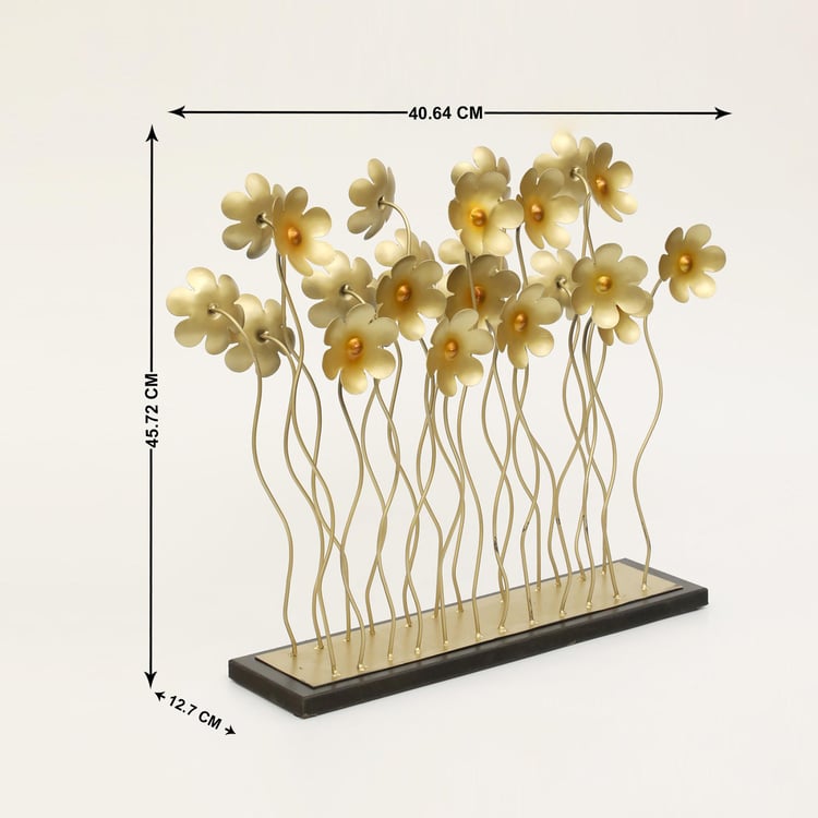 VEDAS Noor Metal Flower Table Accent