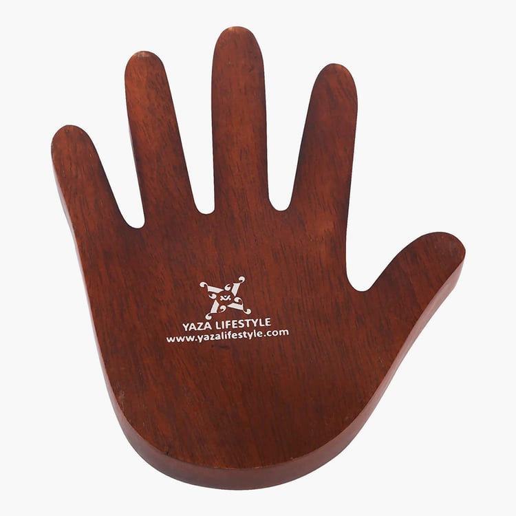 EK DO DHAI Wooden Palm Incenses Holder