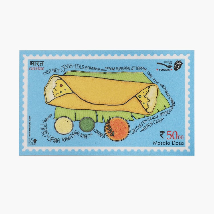EK DO DHAI Set of 3 Foodie Fridge Magnets