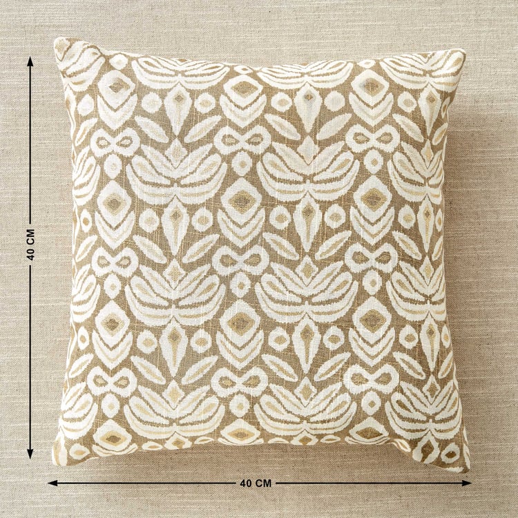 Celestial Set of 2 Foil Printed Cushion Covers - 40x40cm