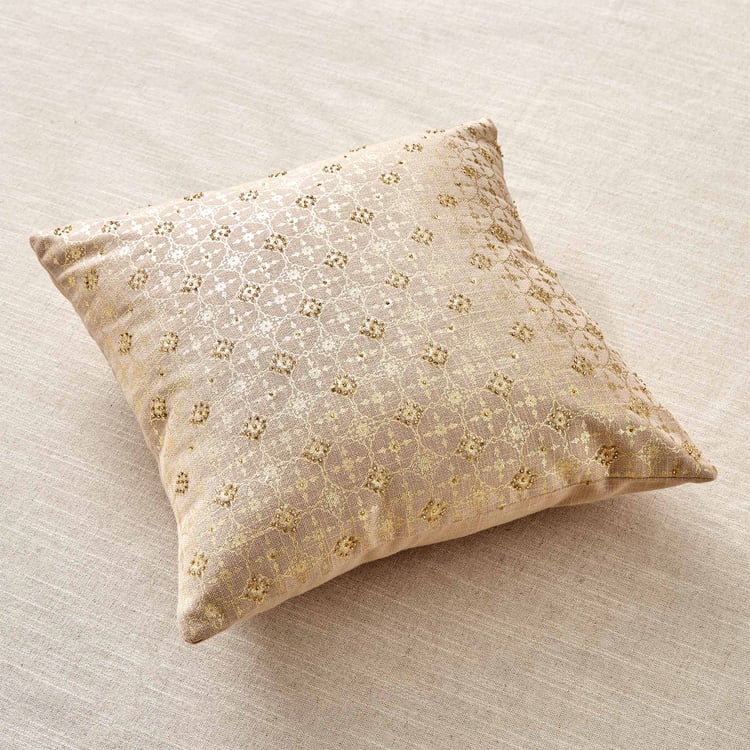 Celestial Set of 2 Foil Printed Cushion Covers - 40x40cm