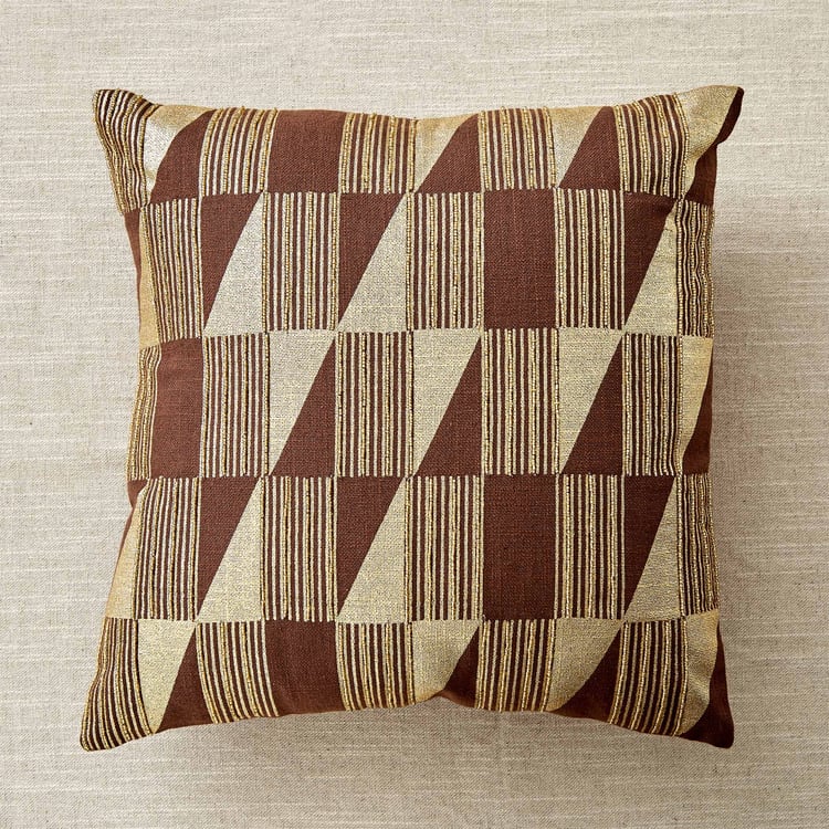 Celestial Set of 2 Foil Printed Cushion Covers - 40x40cm