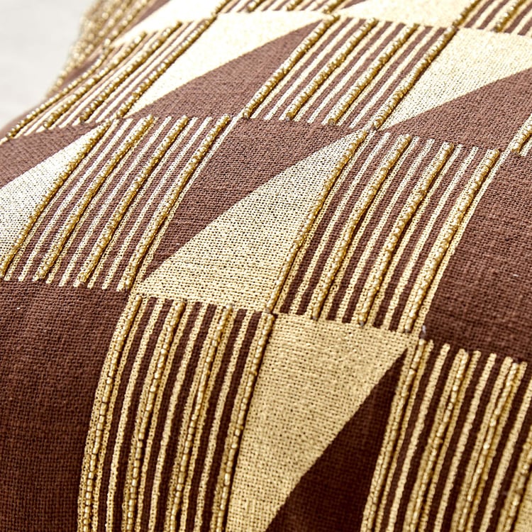 Celestial Set of 2 Foil Printed Cushion Covers - 40x40cm