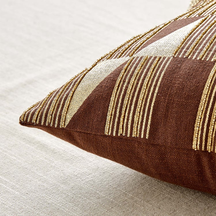 Celestial Set of 2 Foil Printed Cushion Covers - 40x40cm