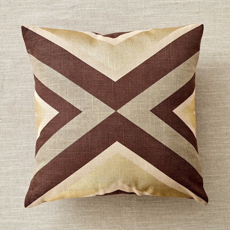 Celestial Set of 2 Foil Printed Cushion Covers - 40x40cm