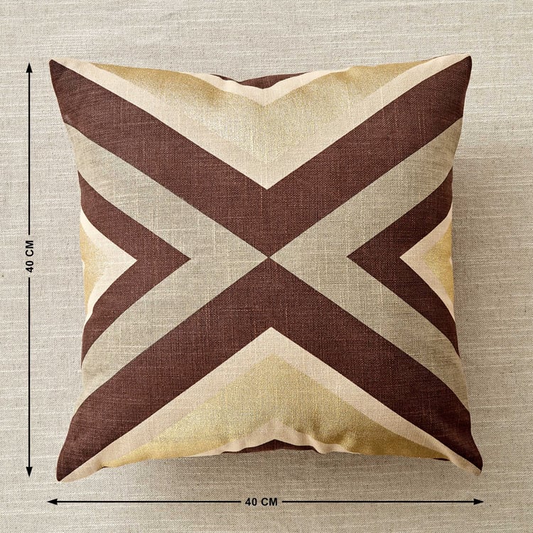 Celestial Set of 2 Foil Printed Cushion Covers - 40x40cm
