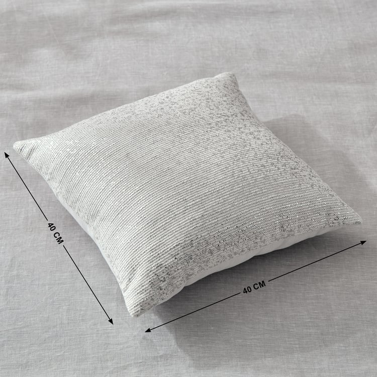 Celestial Set of 2 Foil Print Cushion Covers - 40x40cm