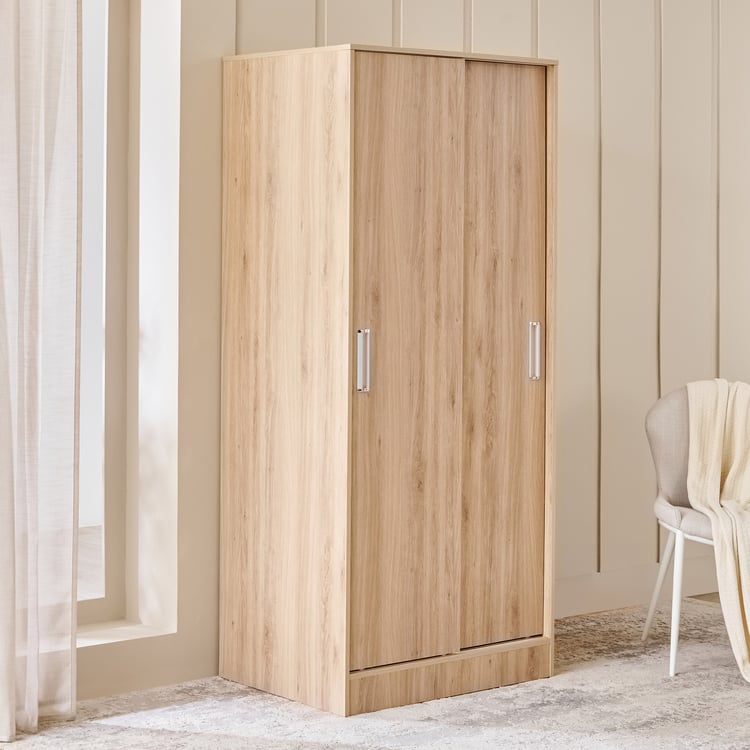 Helios Alton 2-Door Sliding Wardrobe - Oak