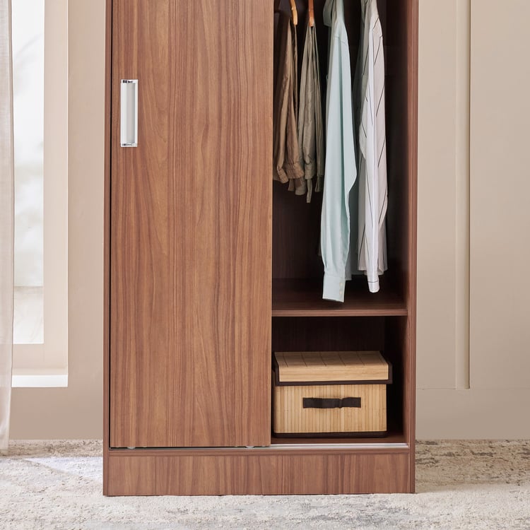 Helios Alton 2-Door Sliding Wardrobe - Walnut