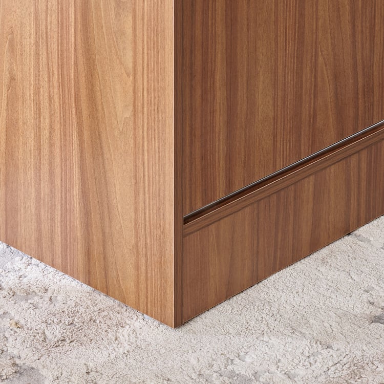 Helios Alton 2-Door Sliding Wardrobe - Walnut