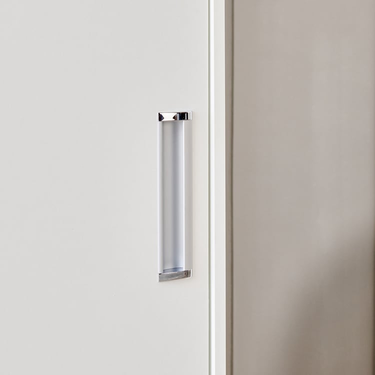 Helios Alton 2-Door Sliding Wardrobe - White