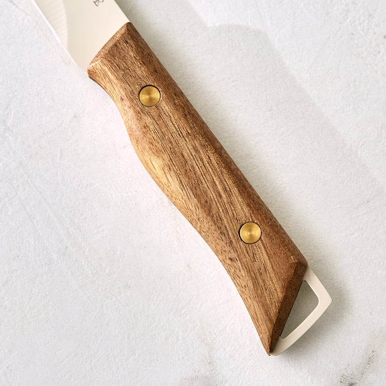 Chef's Pride Hampton Stainless Steel Paring Knife with Acacia Wood Handle
