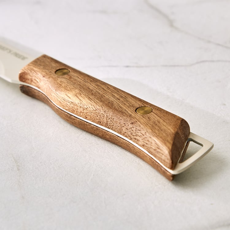 Chef's Pride Hampton Stainless Steel Paring Knife with Acacia Wood Handle