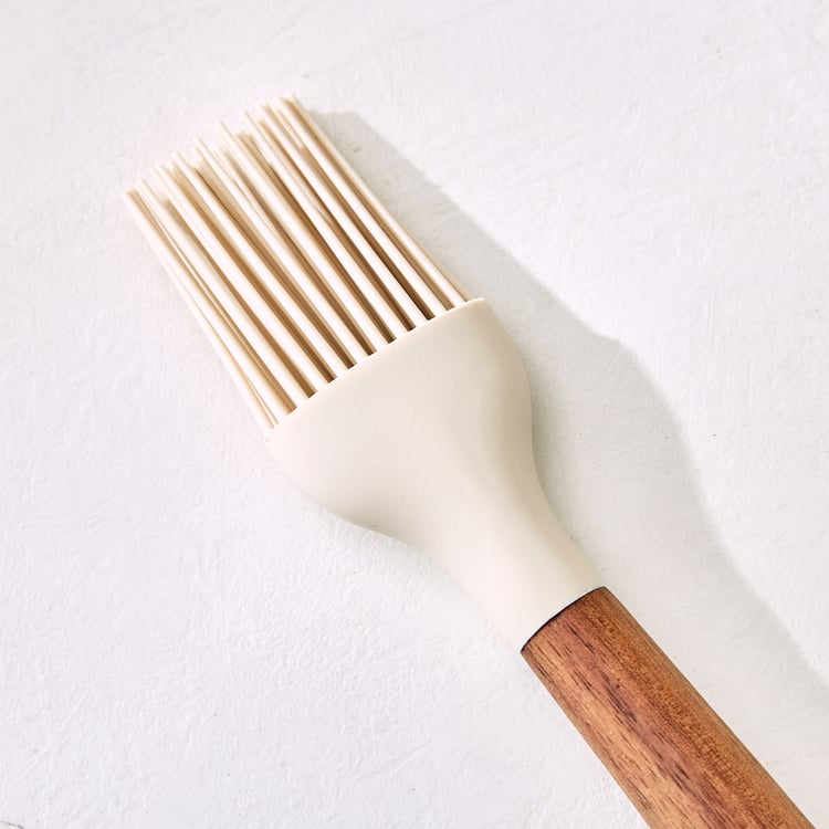 Chefs Pride Zeta Silicone Oil Brush with Acacia Wood Handle