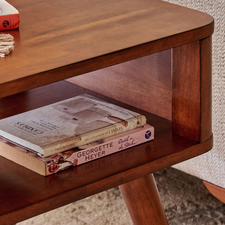 Mayfair Solid Wood End Table - Walnut