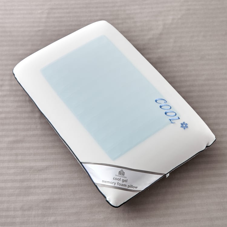 Slumber Memory Foam Pillow with Cooling Gel Pad - 56x36cm